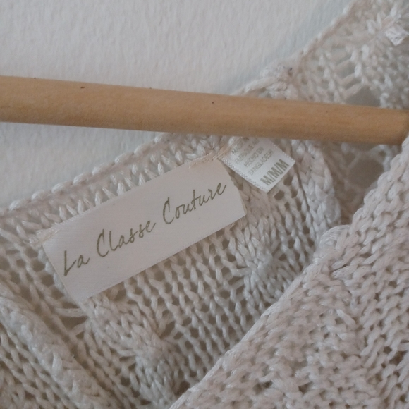 ⛔SOLD⛔Loose Knit Cream Sweater - Picture 3 of 12